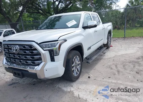2024 Toyota Tundra Hybrid 1794 Edition from USA, damaged, VIN 5TFMC5ECXRX005655